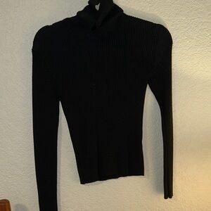 Abercrombie & Fitch Black Turtleneck Sweater